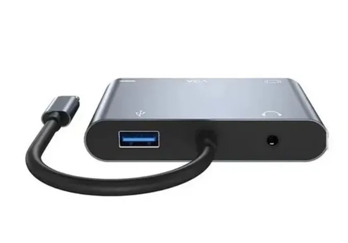 Adaptador Hub Vga/hdmi Duplicar Tela 5 Em 1 P/notebook iPad