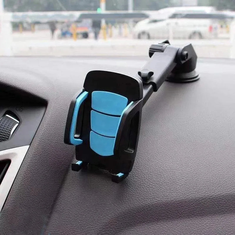 Car Mobile Phone Holder with Fixed Sail Auto Fit for Panel and Safe Practical Glass Compatible with Various