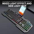 Teclado Gamer Com Fio Semi-mecânico RGB LED retroiluminado Computador Pc