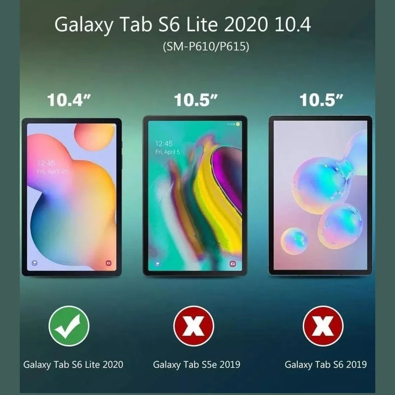 Película De Vidro 9H Para Tablet Samsung Galaxy Tab S6 Lite 10.4 SM-P610 / P615