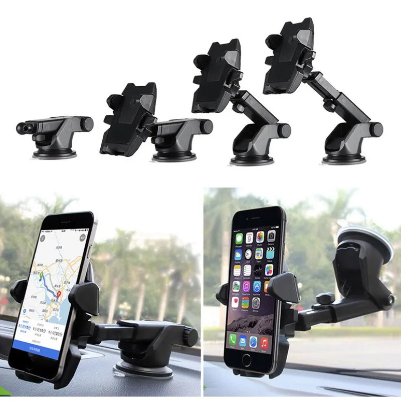 Car Vehicle Car Mobile Phone Holder Safe Automatic Lock Anti Fall GPS Maps-Fast Delivery for All Brazil