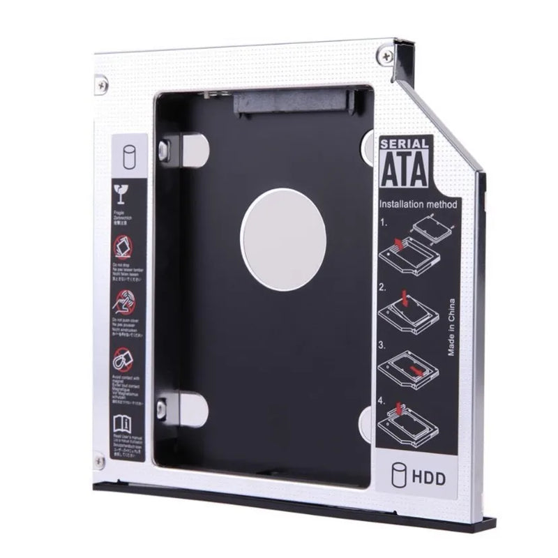 Case Adapter 12,7mm Second Hd Ssd Sata P/ Notebook Drive