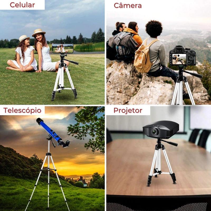 Universal Height Adjustable Tripod Professional Telescopic Portable For Gopro Camera Mobile Phone Smartphone Photography 3110 Videos