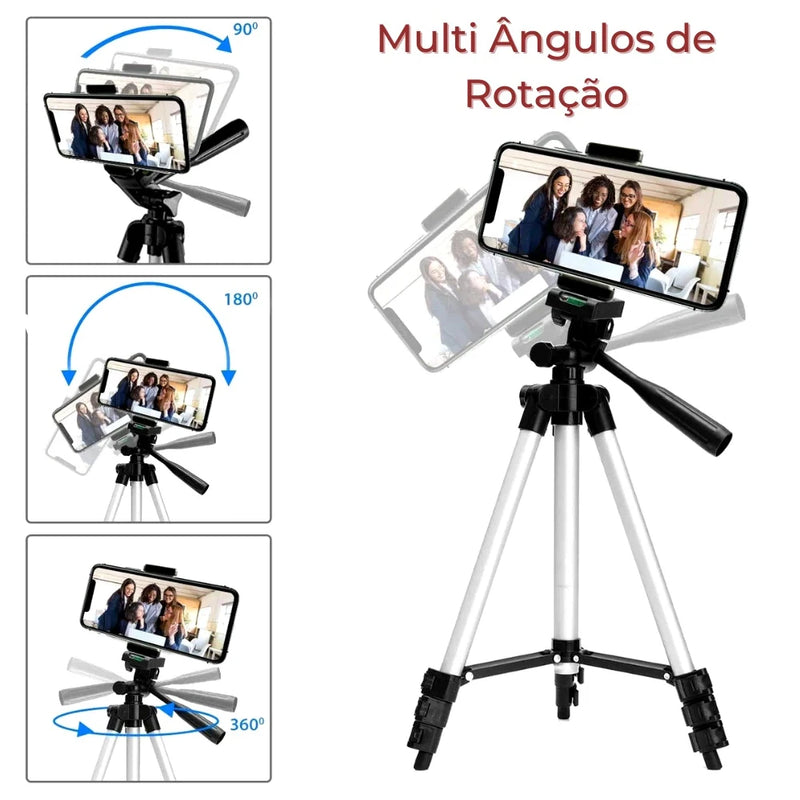 Universal Height Adjustable Tripod Professional Telescopic Portable For Gopro Camera Mobile Phone Smartphone Photography 3110 Videos